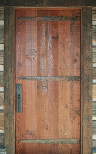 Rustic Door finished by Legendary Finishes